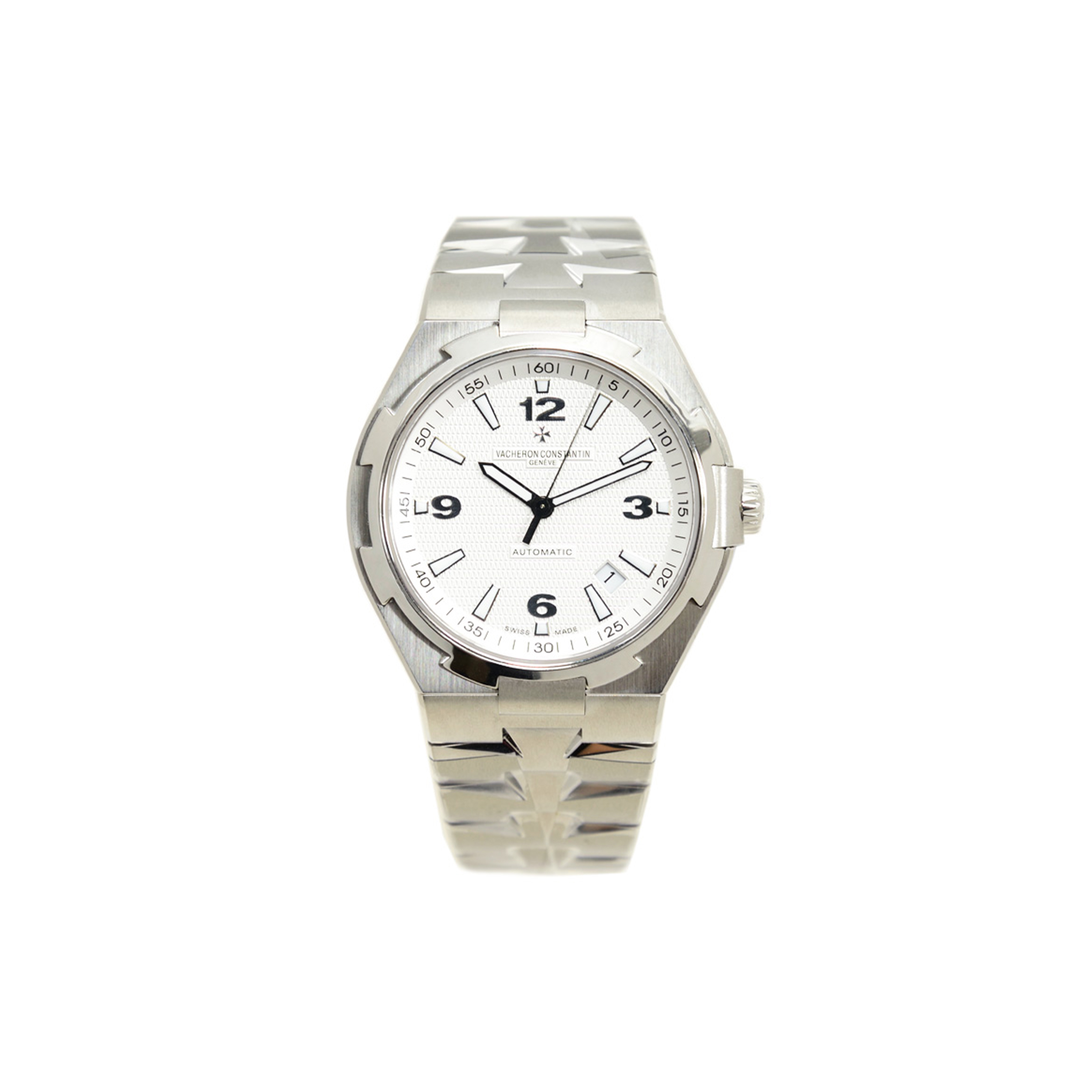 vacheron Co*sta*t*n overseas automatic stainless steel silver watch 47040/b01a-9093